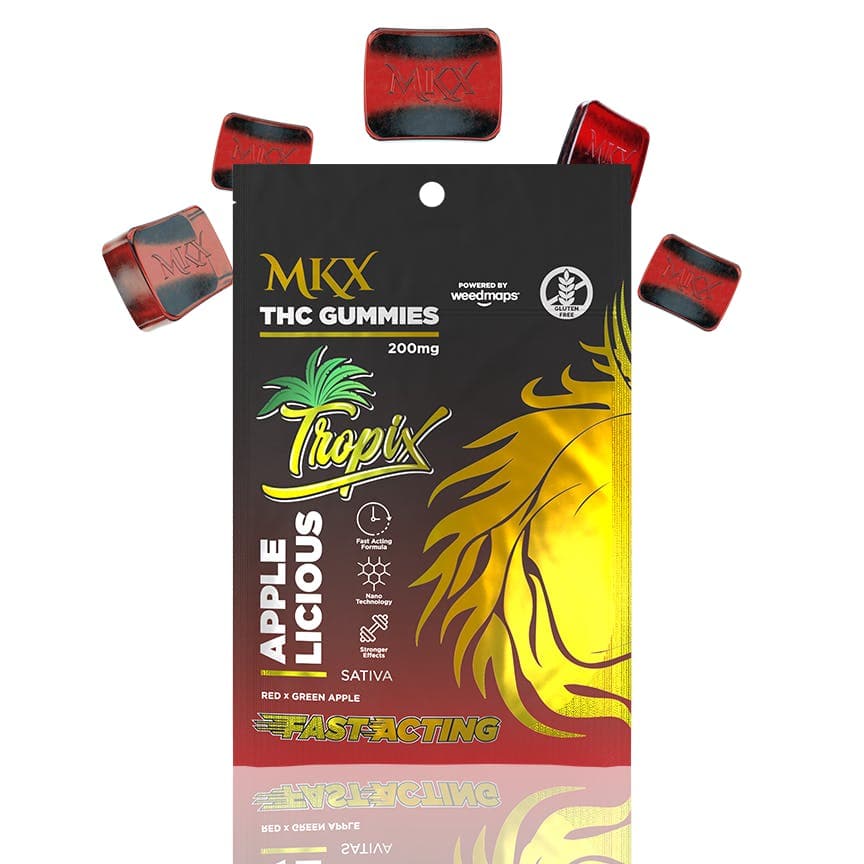 MKX Tropix Gummies (Applelicious) 200mg