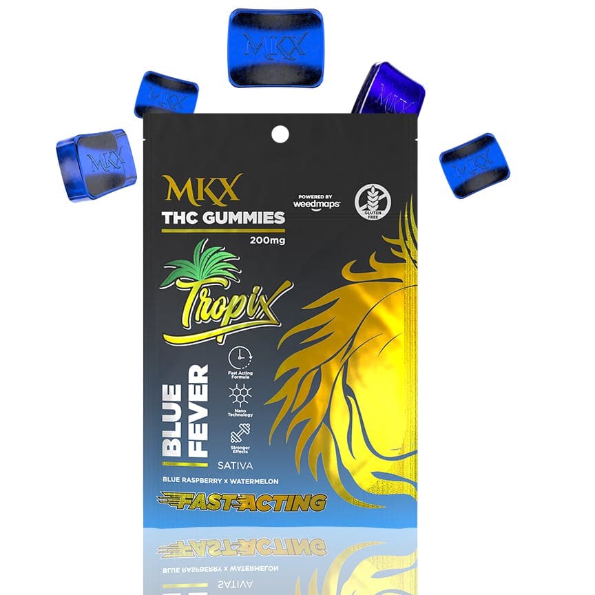 MKX Tropix Gummies (Blue Fever) 200mg