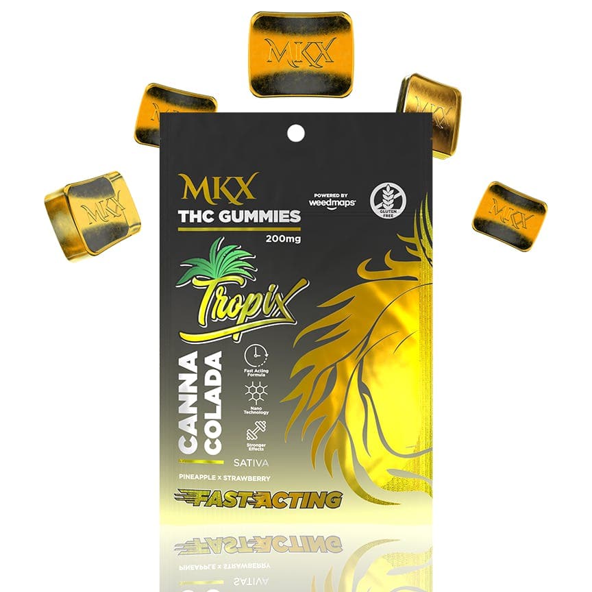 MKX Tropix Gummies (Canna Colada) 200mg