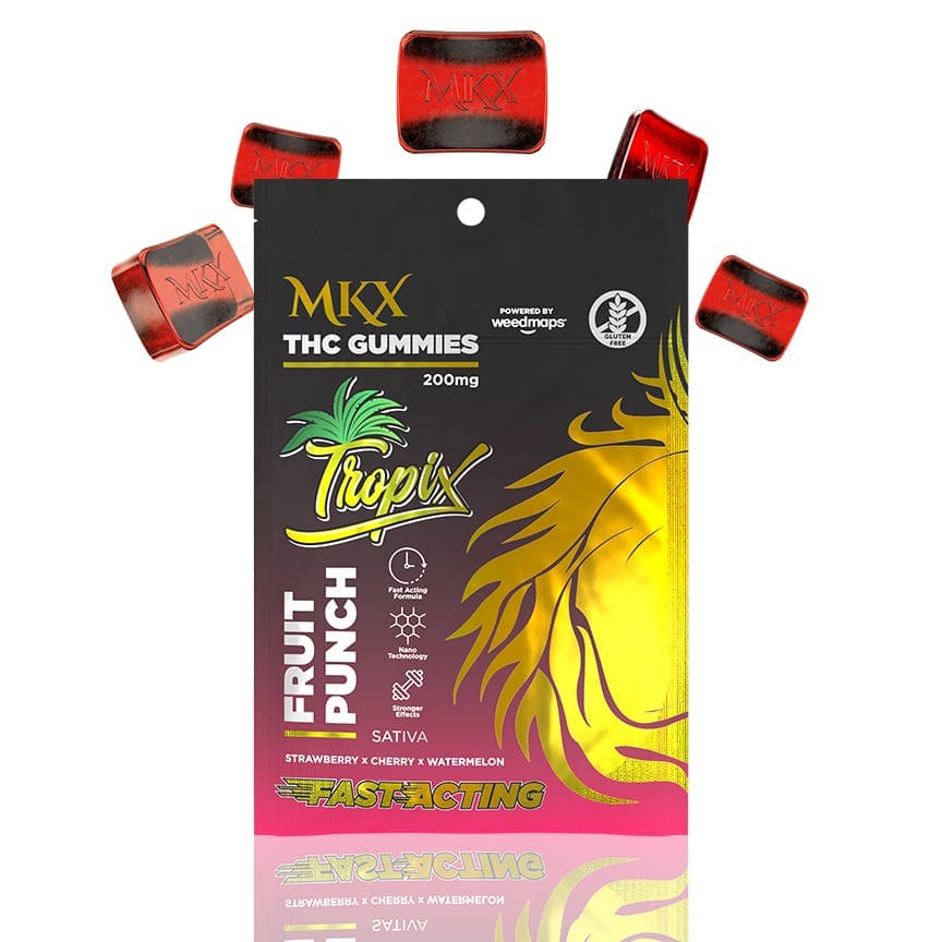 MKX Tropix Gummies (Fruit Punch) 200mg
