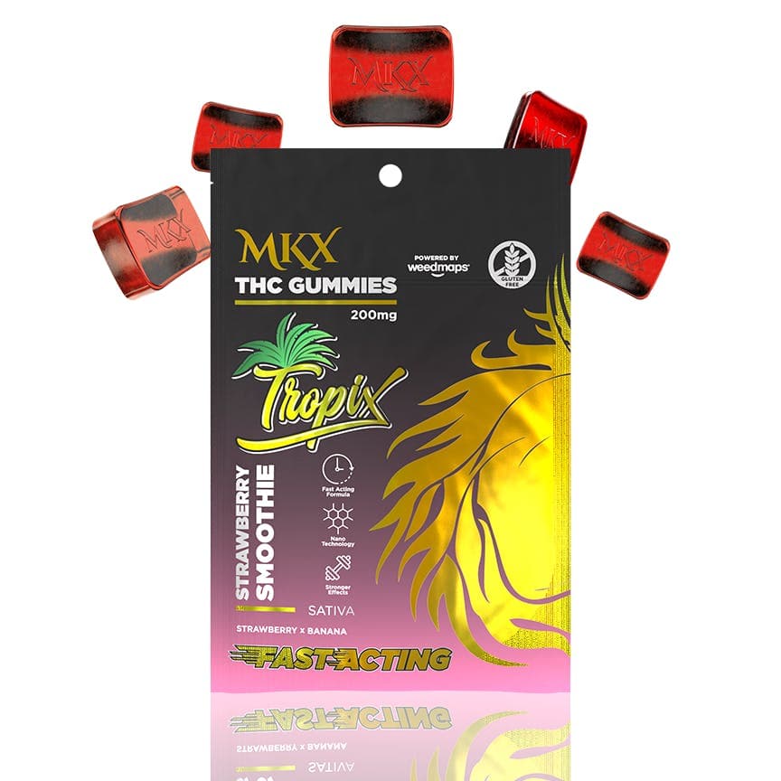 MKX Tropix Gummies (Strawberry Smoothie) 200mg