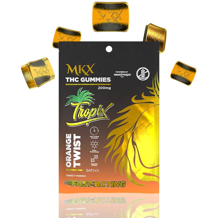 MKX Tropix Gummies (Orange Twist) 200mg