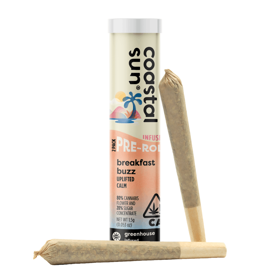 Breakfast Buzz Infused Greenhouse 0.75g Pre-Roll 2pk 1.5g