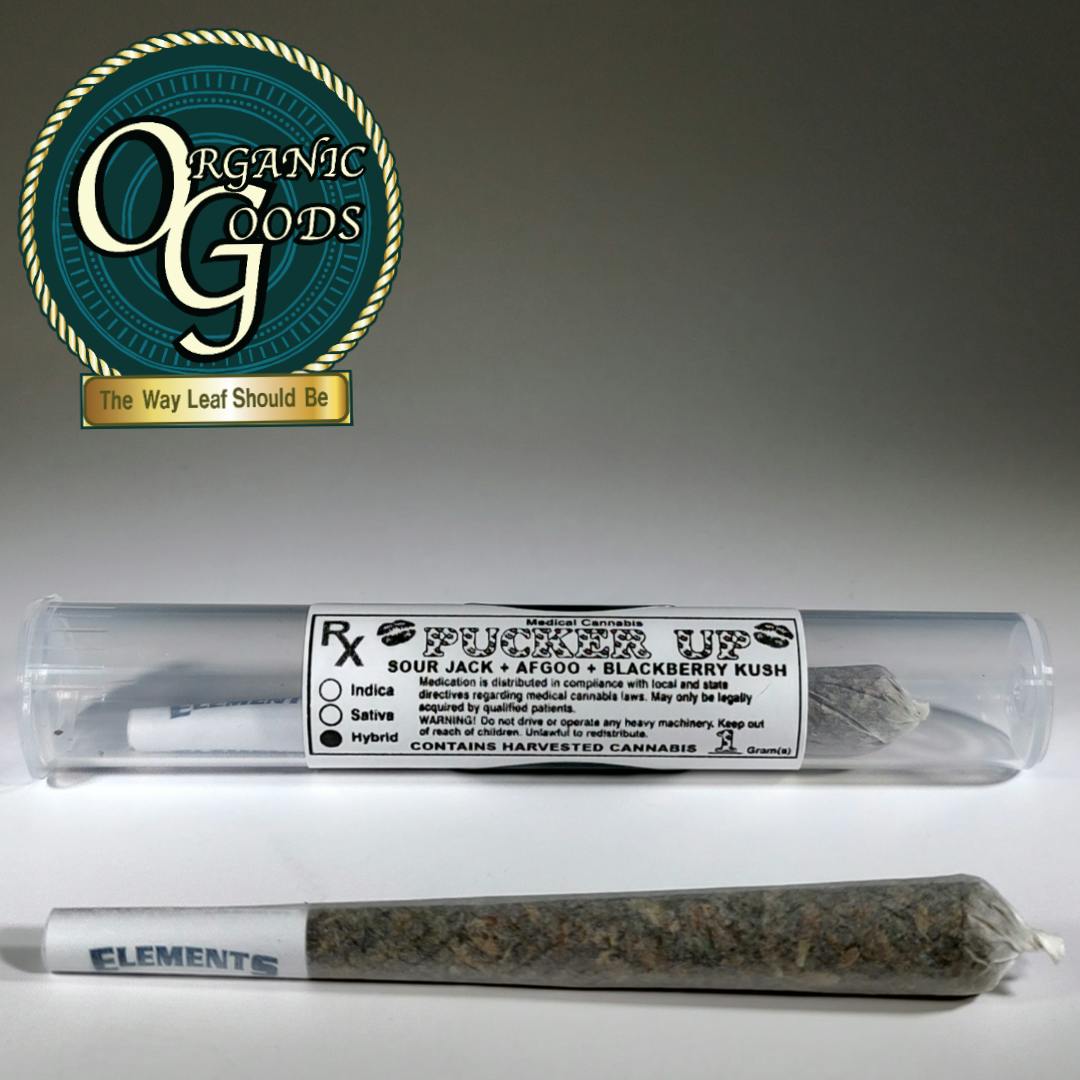 Organic Goods Pre-Roll Pucker Up 1 G