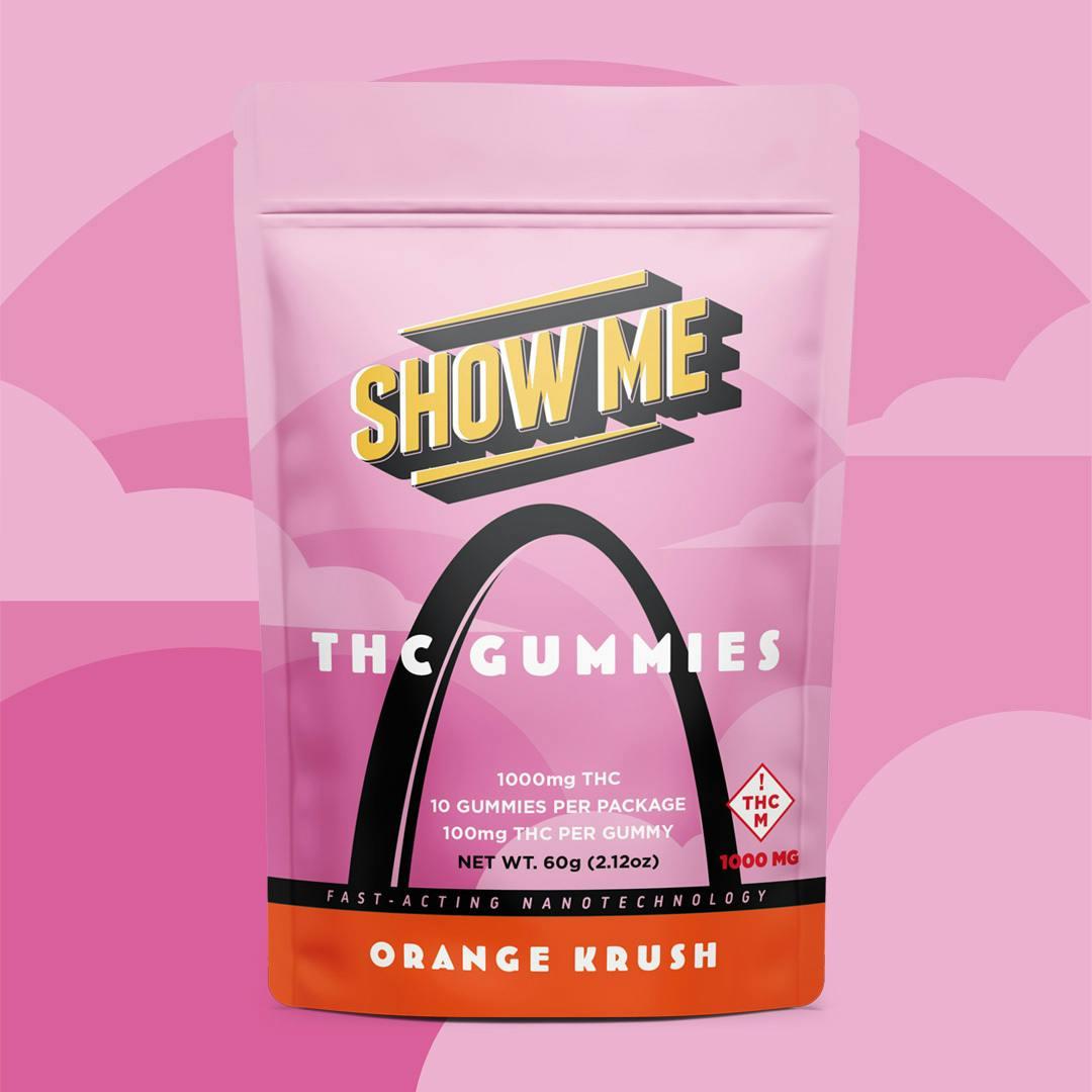 Orange Krush | 1000MG THC | Show Me