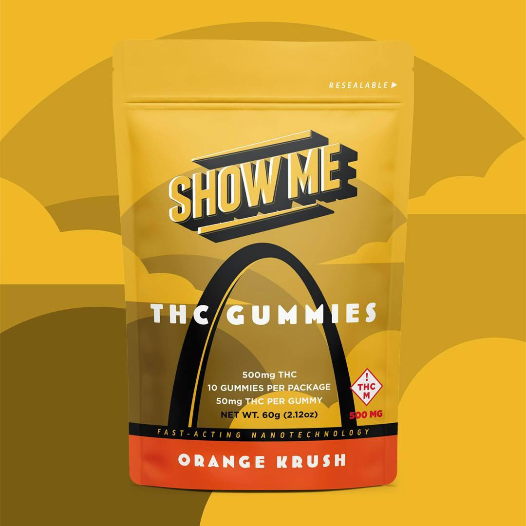 Orange Krush | 500MG THC | Show Me