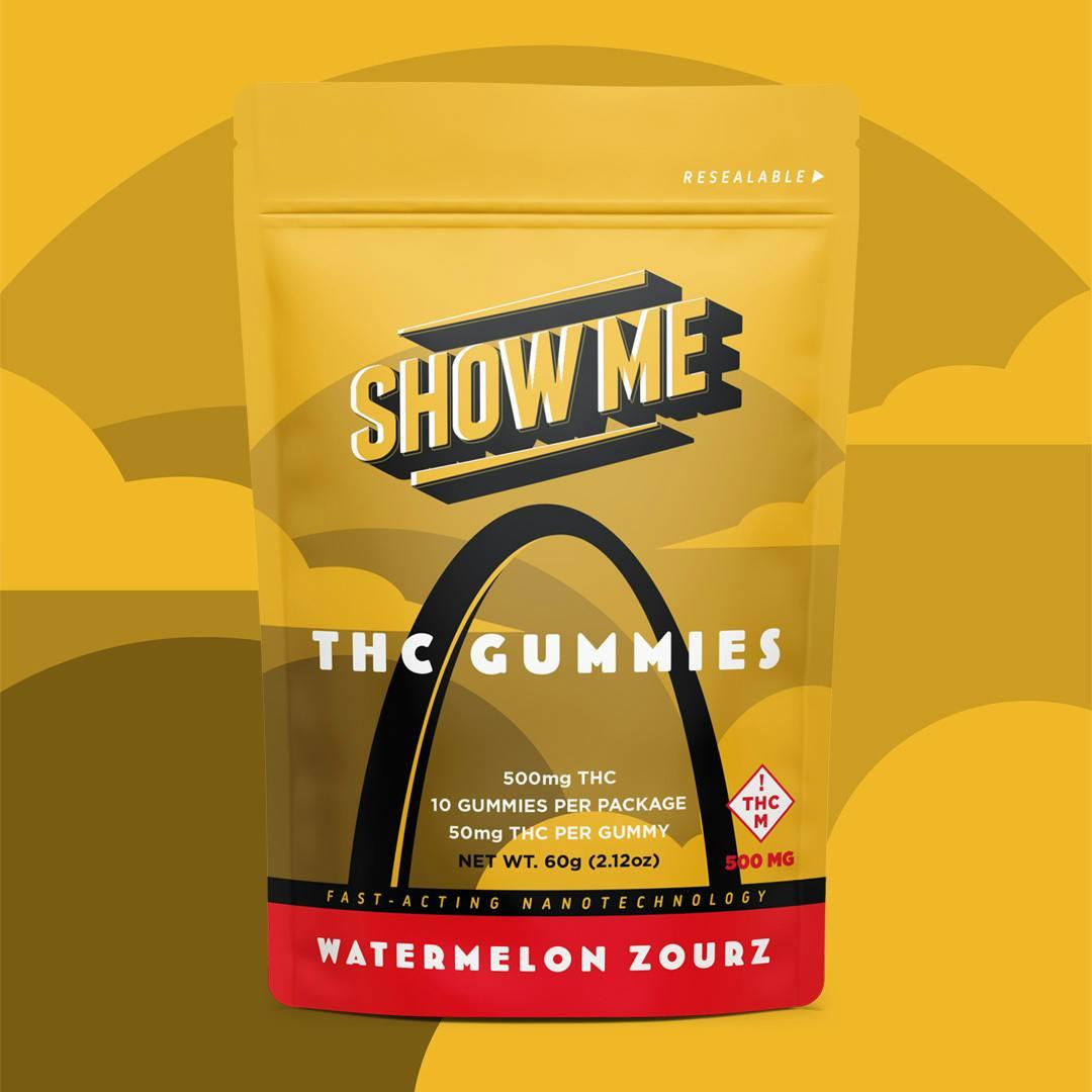 Watermelon Zourz | 500MG THC | Show Me