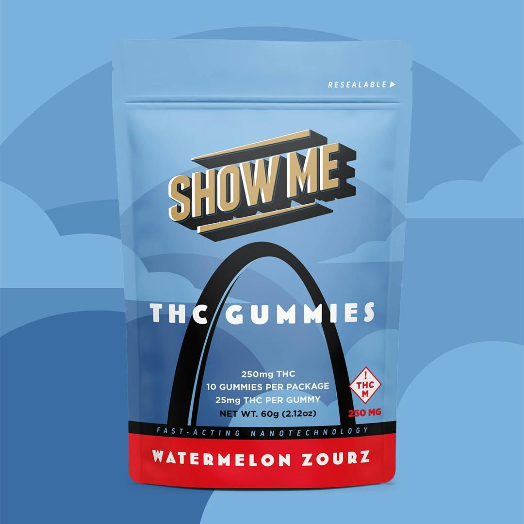 Watermelon Zourz | 250MG THC | Show Me