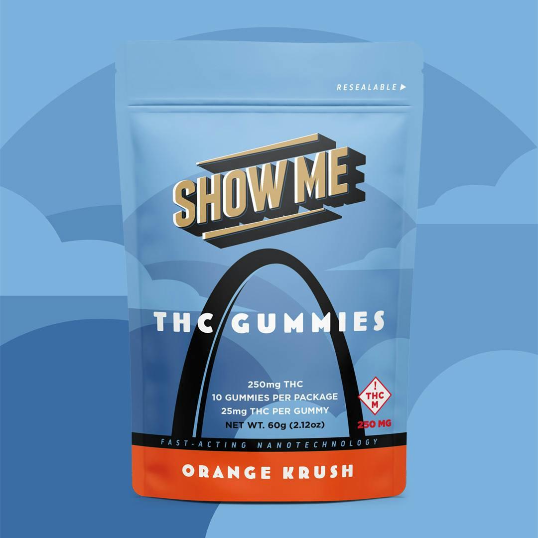 Orange Krush | 250MG THC | Show Me