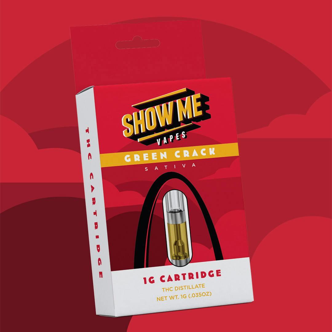 Green Crack | 1G THC Cartridge | Show Me