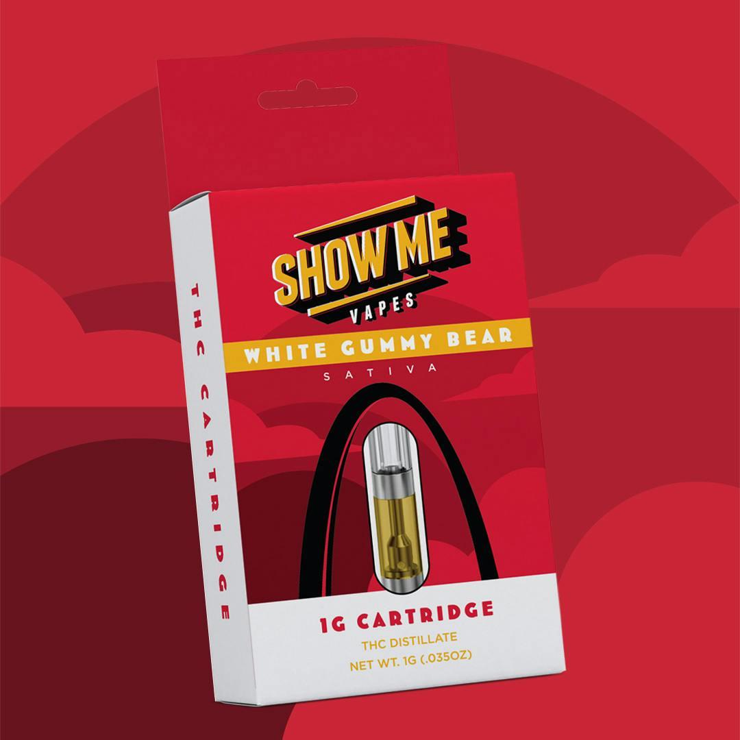 White Gummy Bear | 1G THC Cartridge | Show Me
