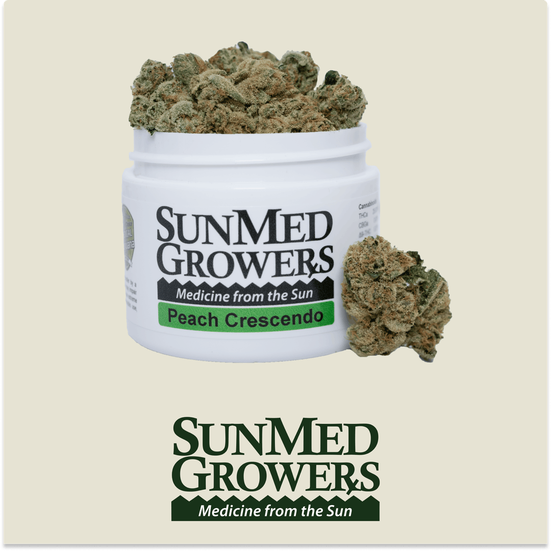 Peach Crescendo Flower (7g)