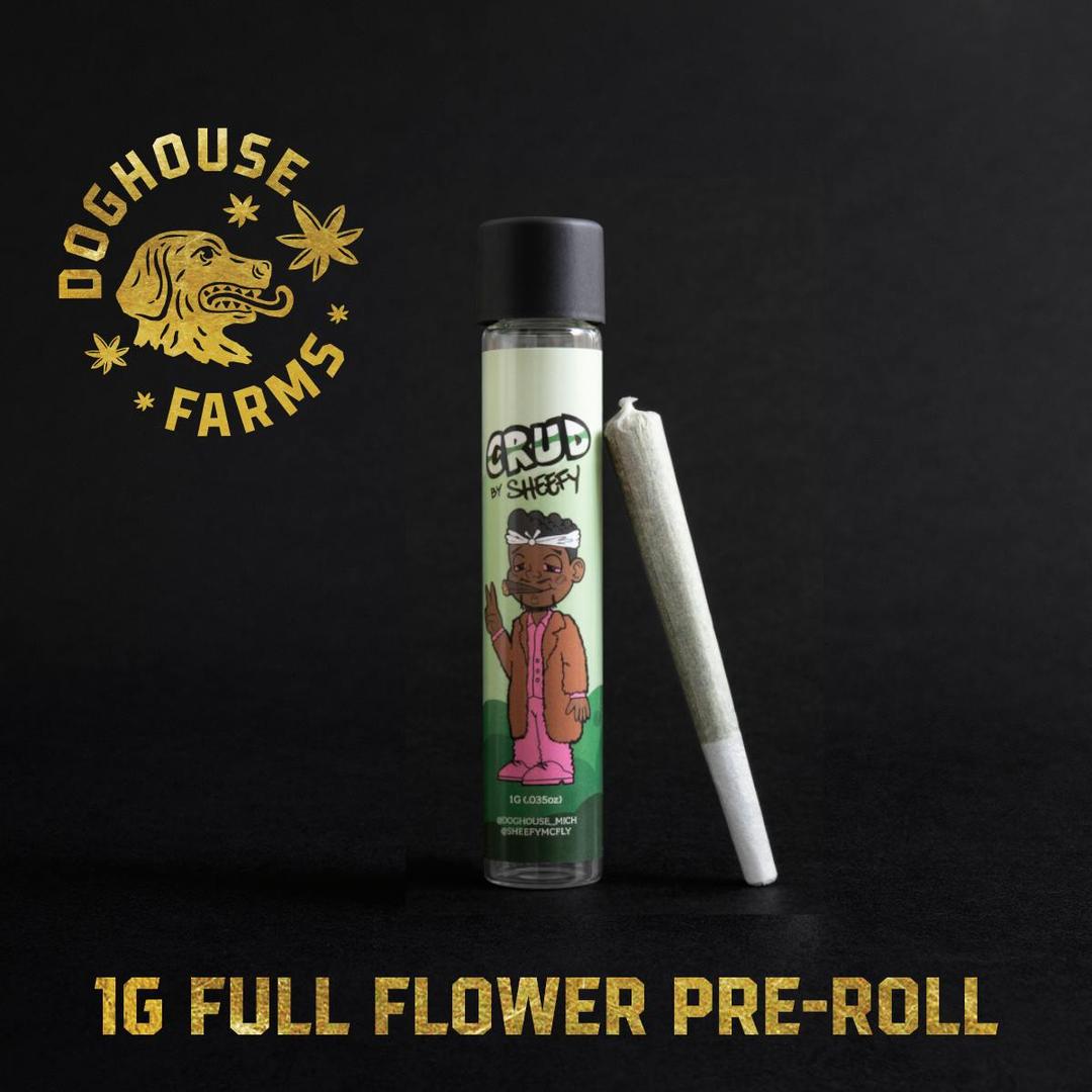 Crud by Sheefy McFly - 1g Full Flower Pre-Roll - Indica