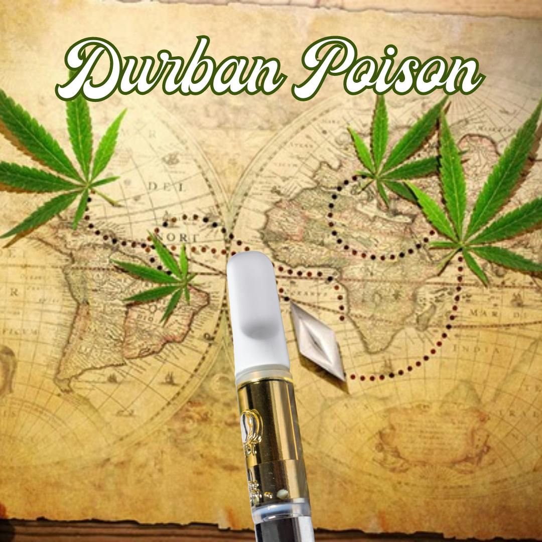 Durban Poison 1g Distillate Cartridge