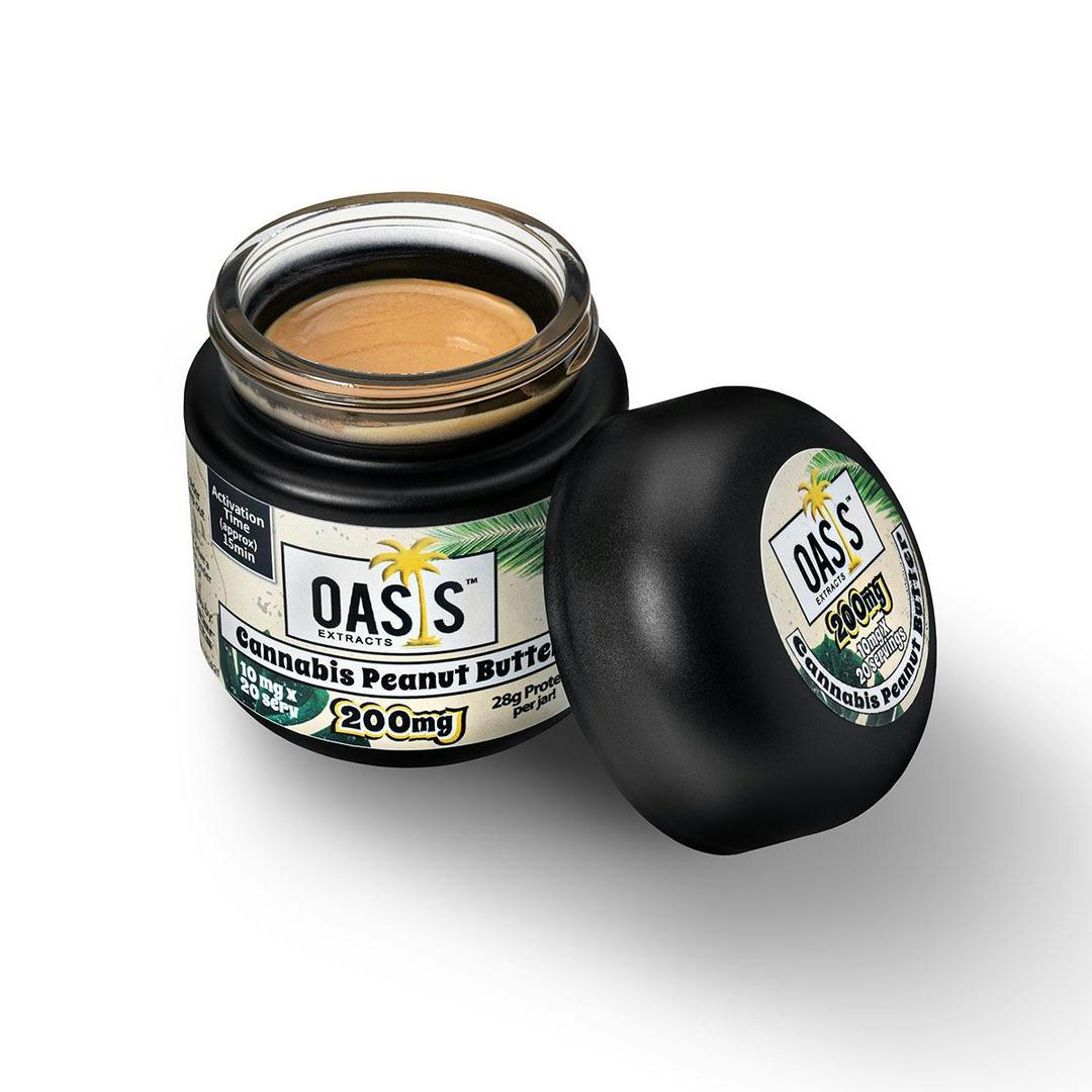 Oasis 200mg Cannabis Peanut Butter