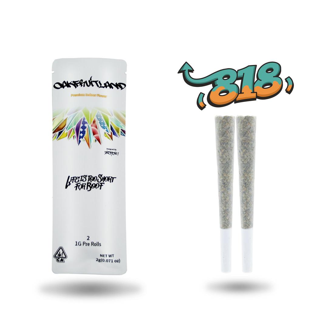 818 Pre Roll 2g - Dual Pack Series