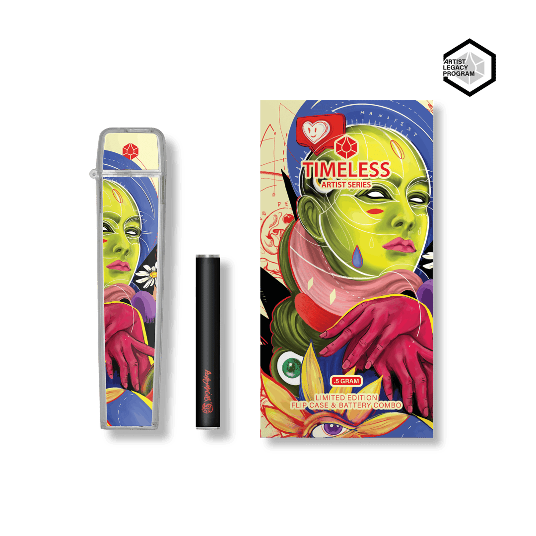 Limited Edition Ashley Macias Flip Case & Battery Combo 500mg