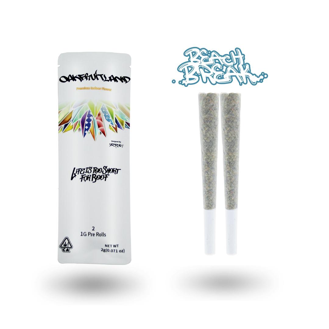 Beach Break Pre Roll 2g - Dual Pack Series