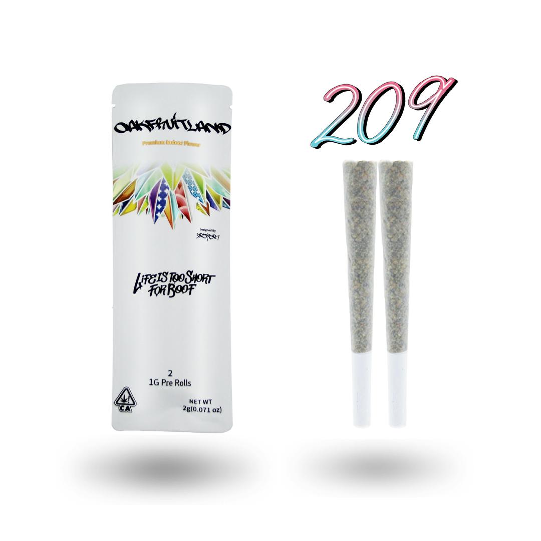 209 Pre Roll 2g - Dual Pack Series