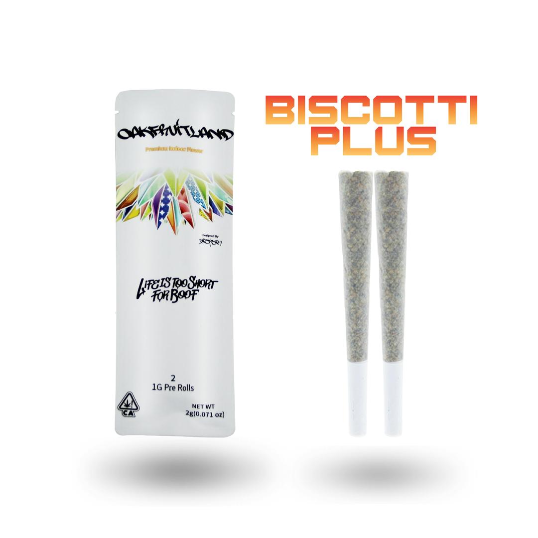 Biscotti Plus Pre Roll 2g - Dual Pack Series