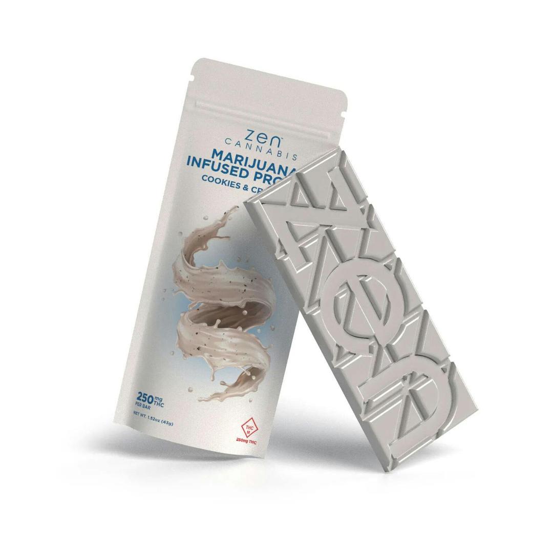 Zen Cannabis 250mg Cookies & Cream Bar