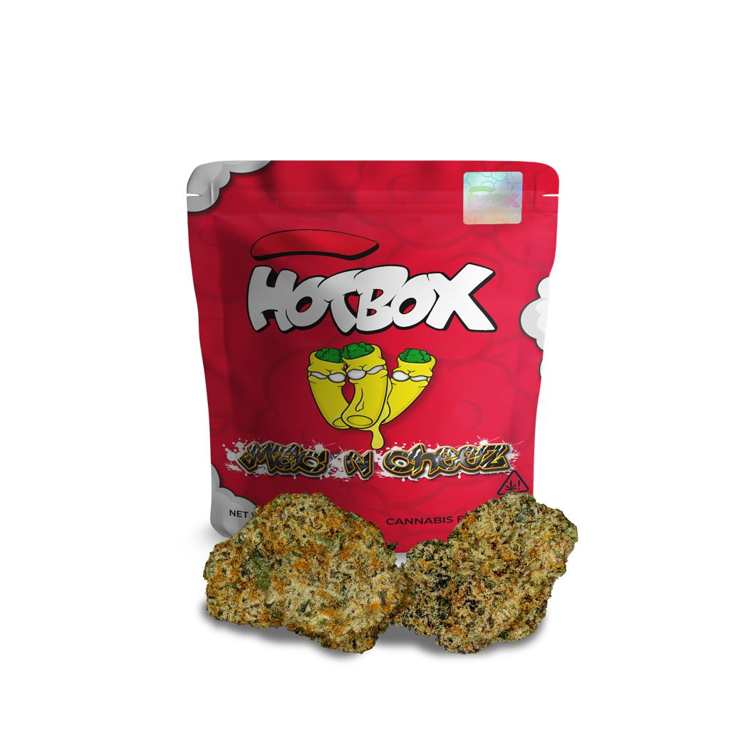 HOTBOX | Mac n Cheez Sativa Dom Hybrid (1g) Indoor Flower