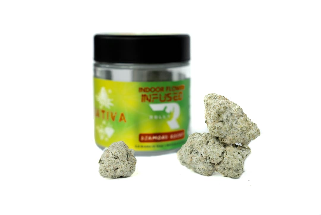 MELON ROCKS- DIAMOND INFUSED FLOWER (3.5G)