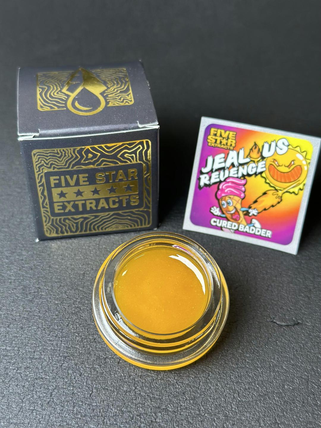 Five Star Extracts: Jealous Revenge- 3.5g Nug Run Sugar Sauce
