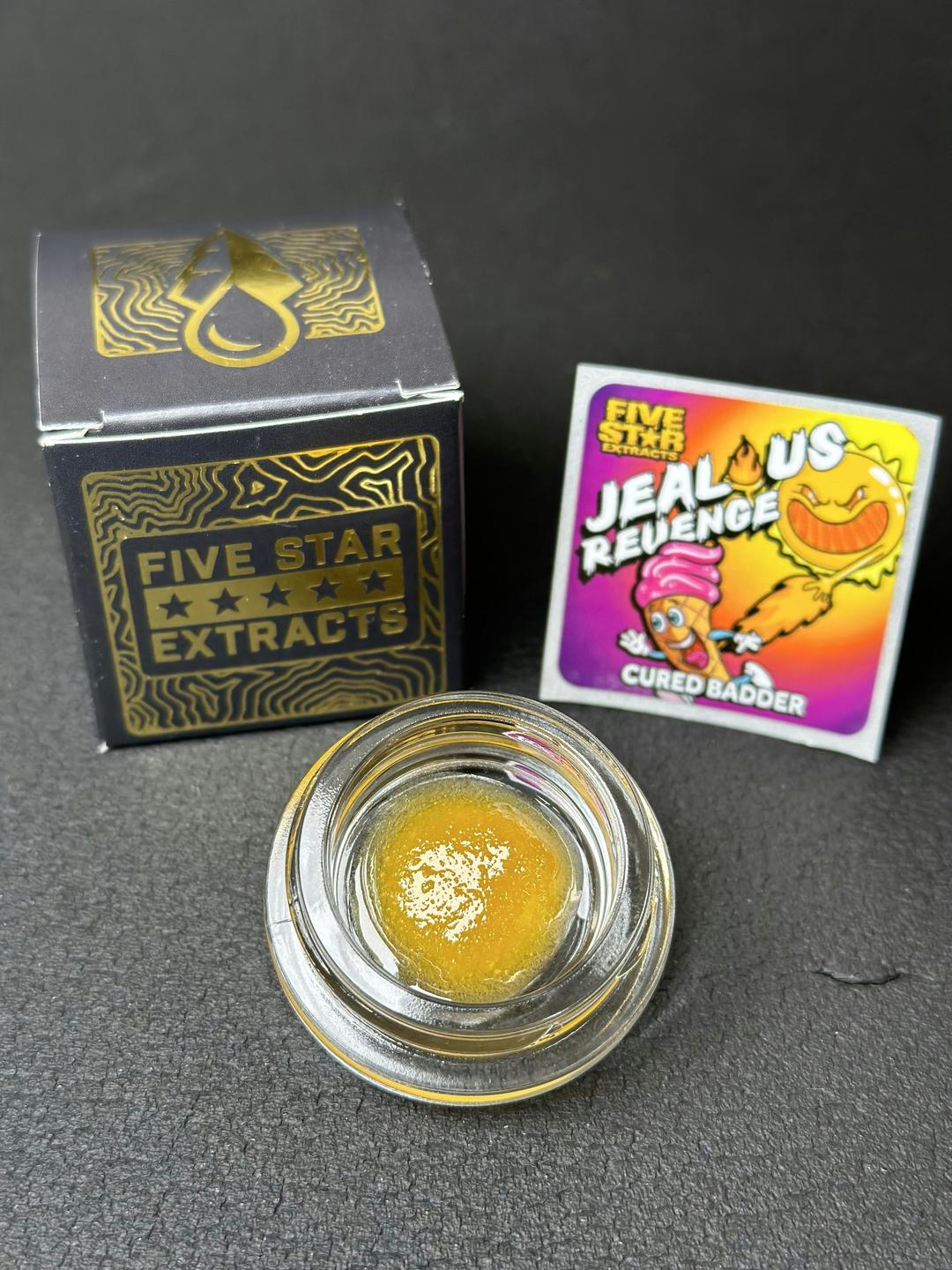 Five Star Extracts: Jealous Revenge - 1 gram Nug Run Sugar Sauce