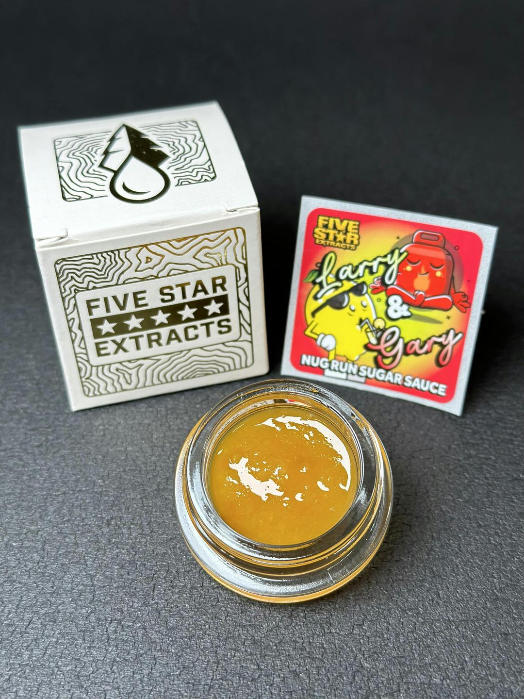 Five Star Extracts: Larry & Gary - 3.5g Nug Run Sugar Sauce