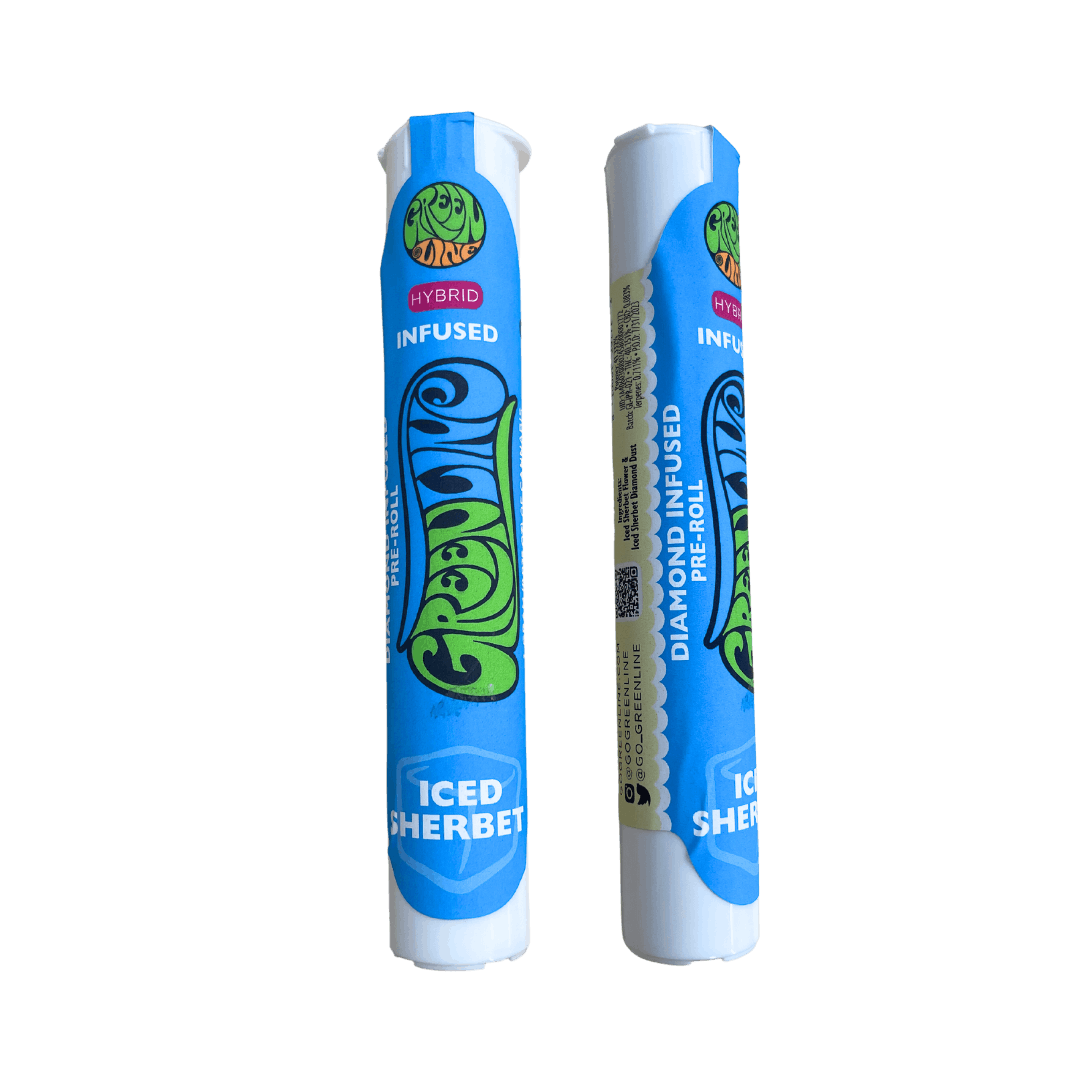 Iced Sherbet Diamond Dust Infused Pre Roll 1G