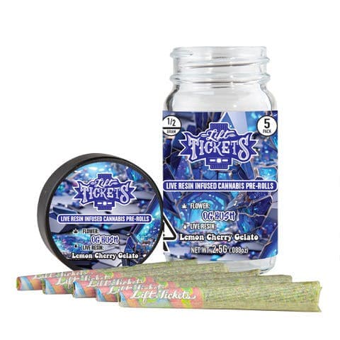 OG Kush x Lemon Cherry Gelato - Infused Pre-Roll 5-Pack