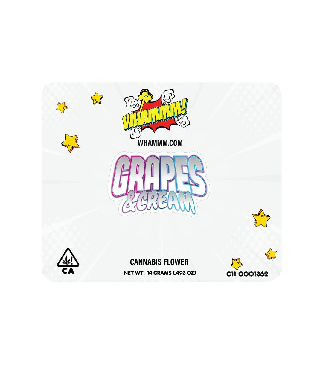 Whammm - Flower - Grapes & Cream - 14g Smalls