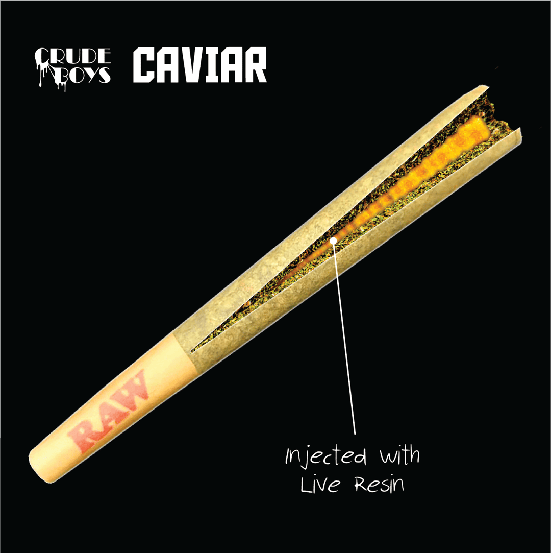 Crude Boys 1.2g Caviar - Butter Cream - Infused Pre-Roll
