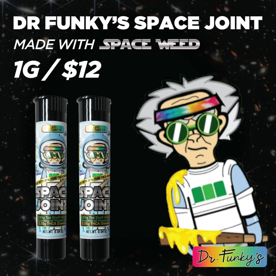 DR. FUNKY'S SPACE JOINT BAKED FROSTED LEMON BAR 1G [SATIVA]