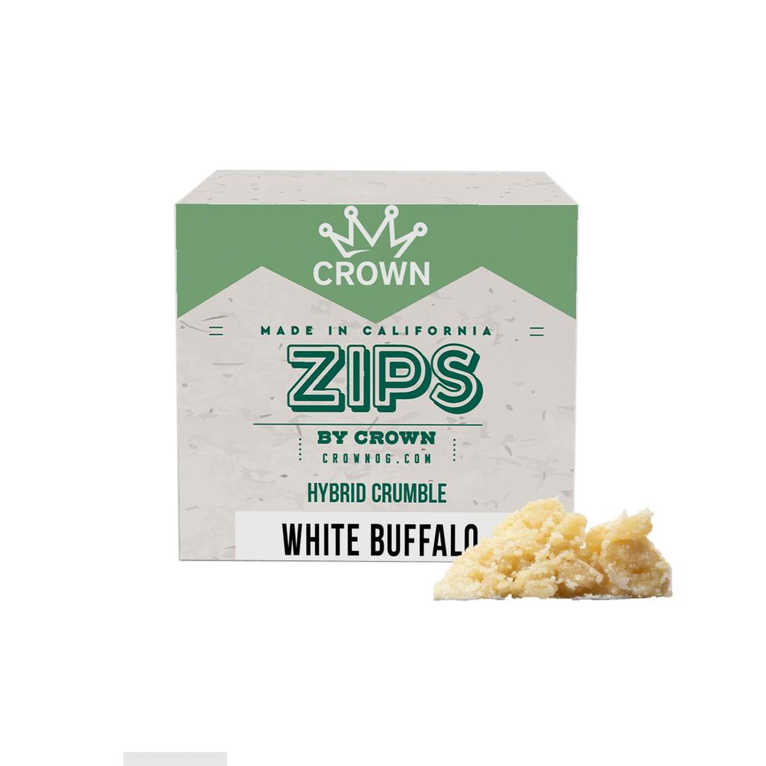 Zips by Crown White Buffalo Crumble