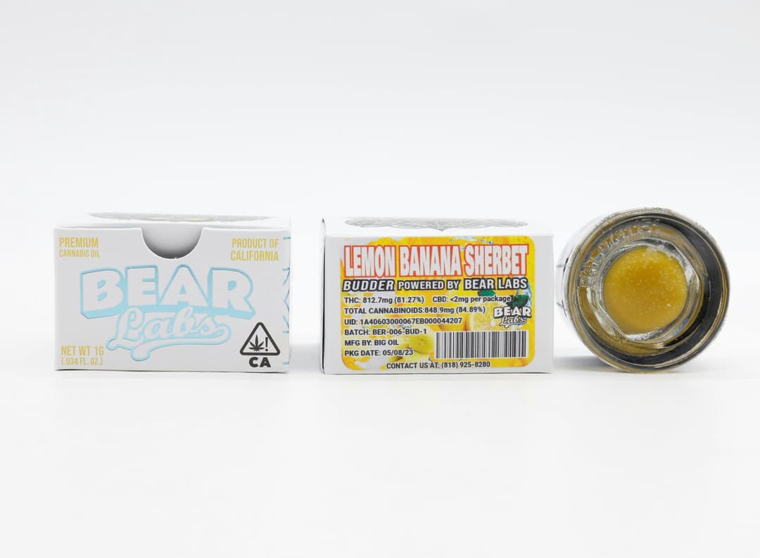 Lemon Banana Sherbet Budder - 1g