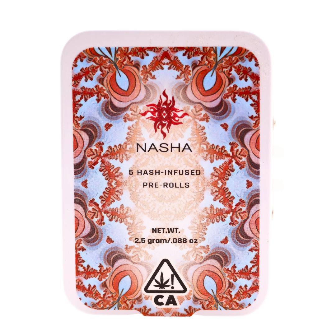 Hash Infused PreRolls - 5 pack - Papaya Punch x Strawnana