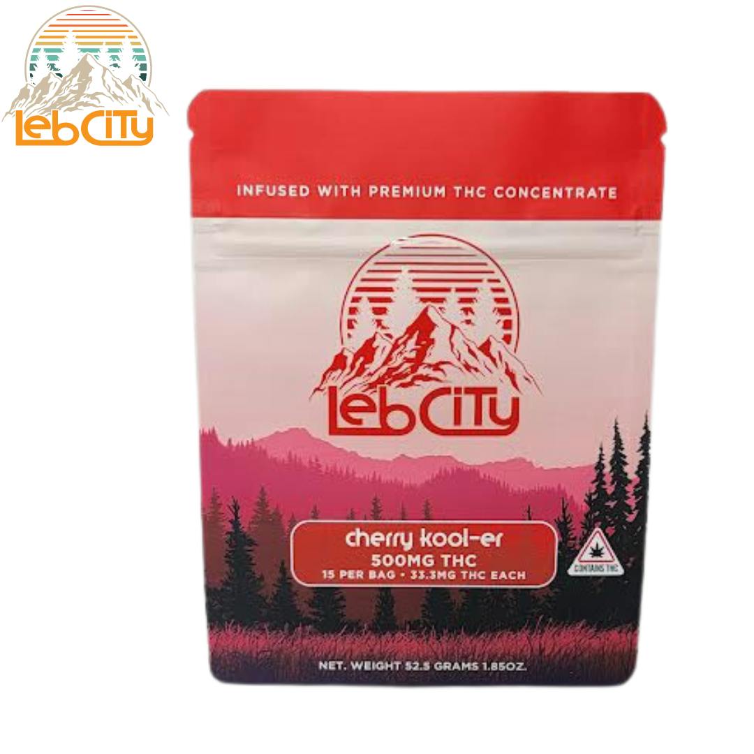Cherry Kool-er 500 MG THC Infused Gummy