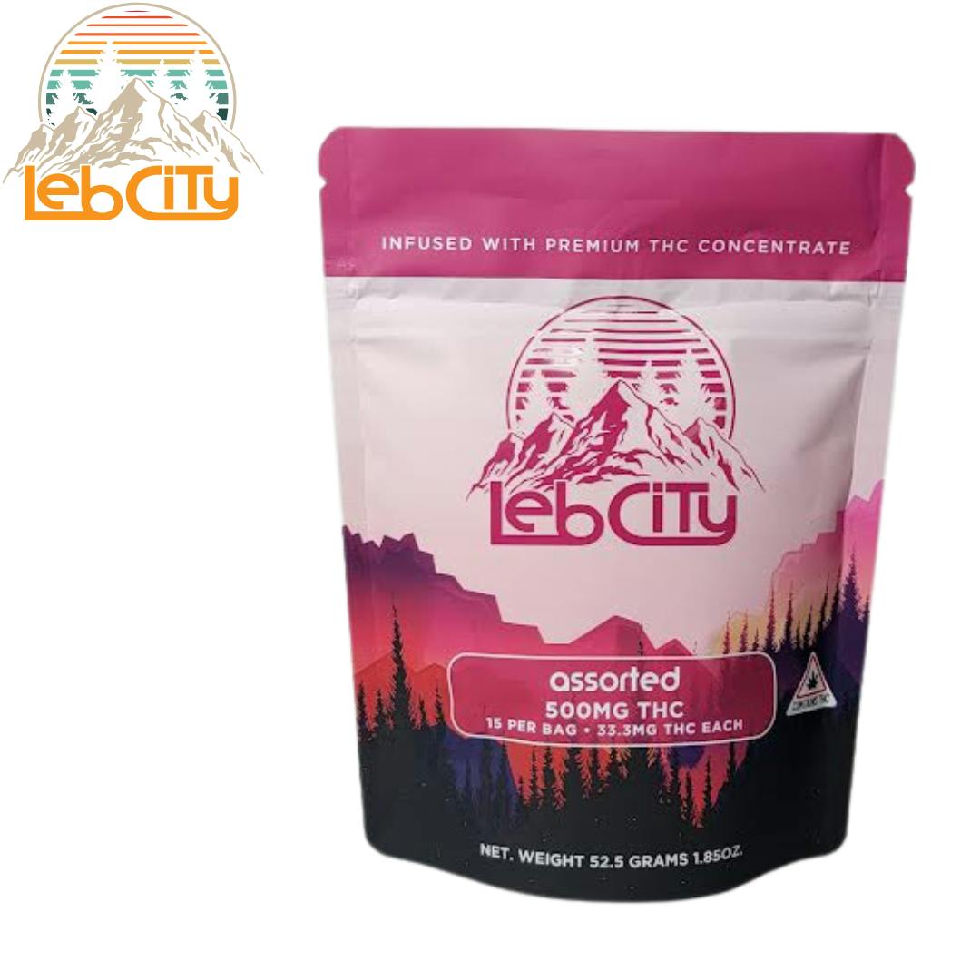 Assorted 500 MG THC Infused Gummy
