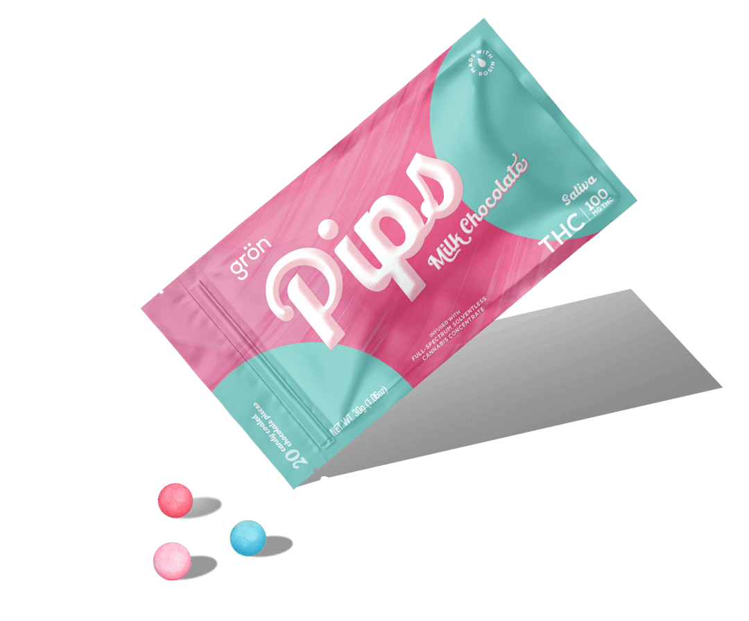 THC Milk Chocolate Pips - Sativa