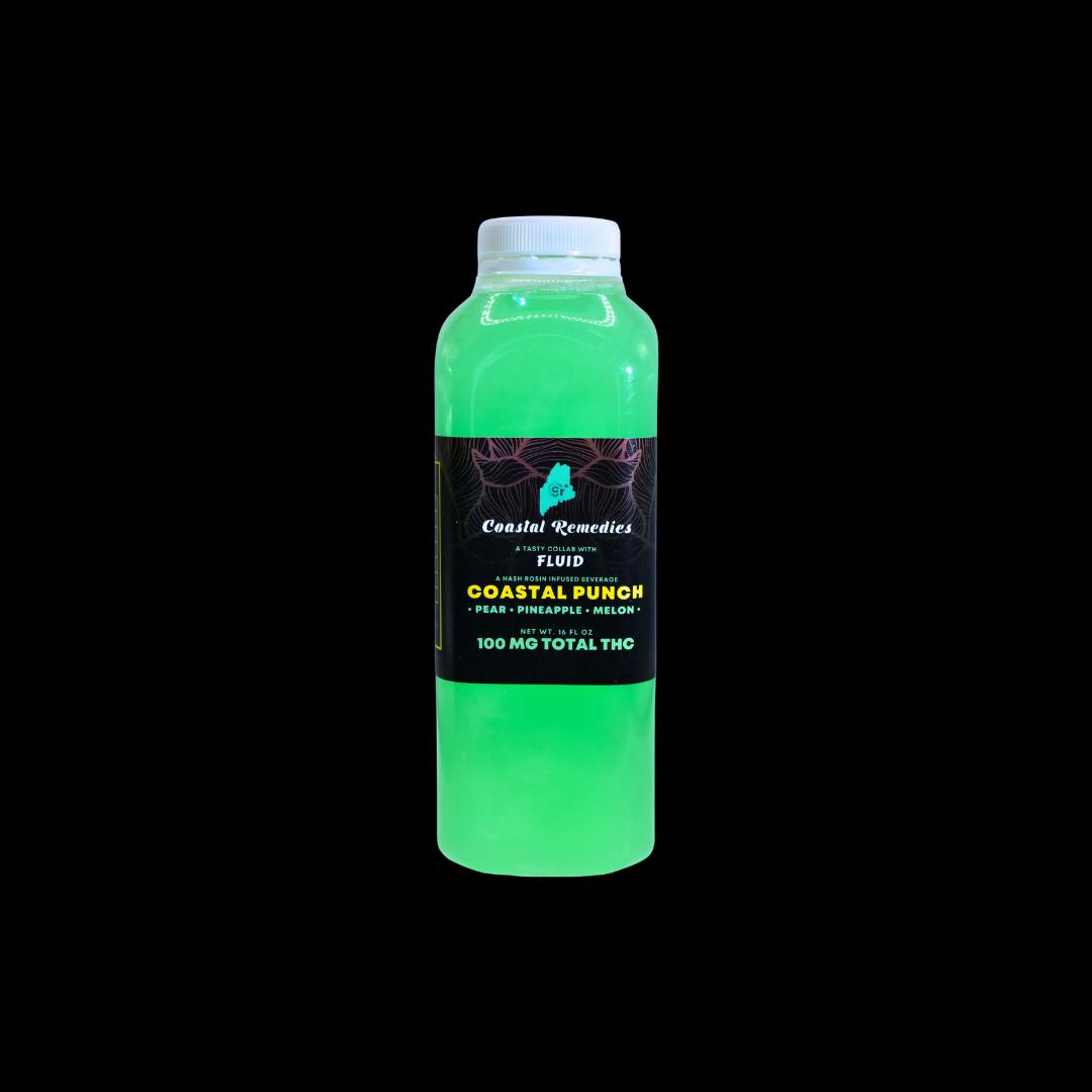 Fluid Collab | Hash Rosin Drinks | Coastal Punch - 100mg THC