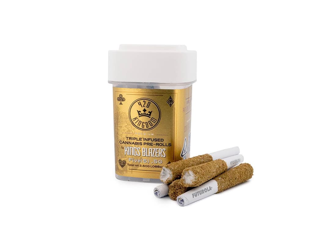 The King's Blazers - Watermelon Mimosa - 5pk 0.5g Infused Pre-Rolls