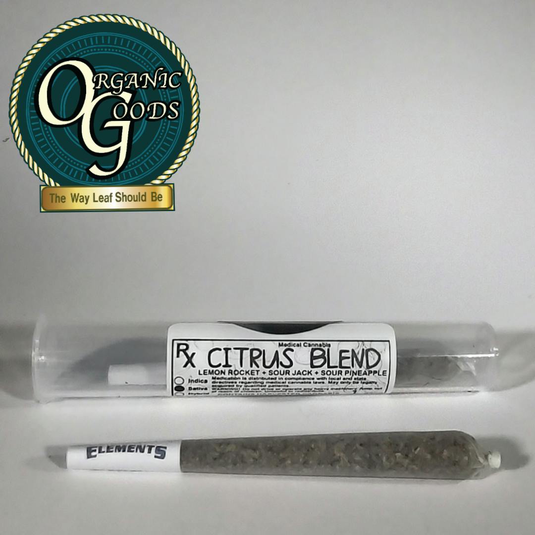Organic Goods Pre-Roll Citrus Blend 1 G