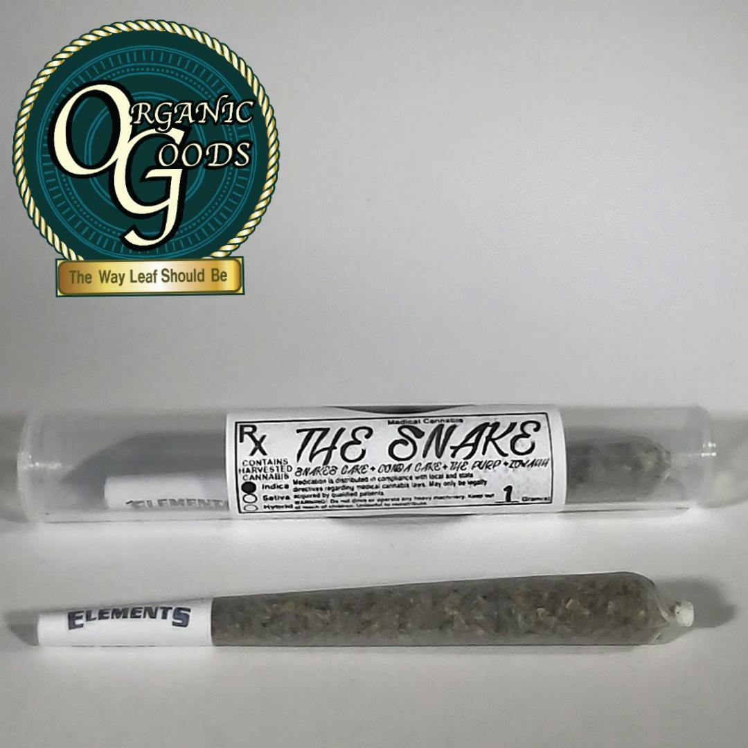 Organic Goods Pre-Roll The Snake 1 G