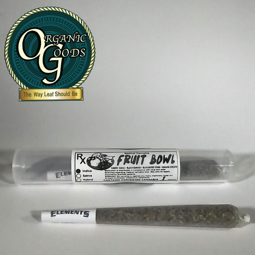 Organic Goods Pre-Roll Fruit Bowl 1 G