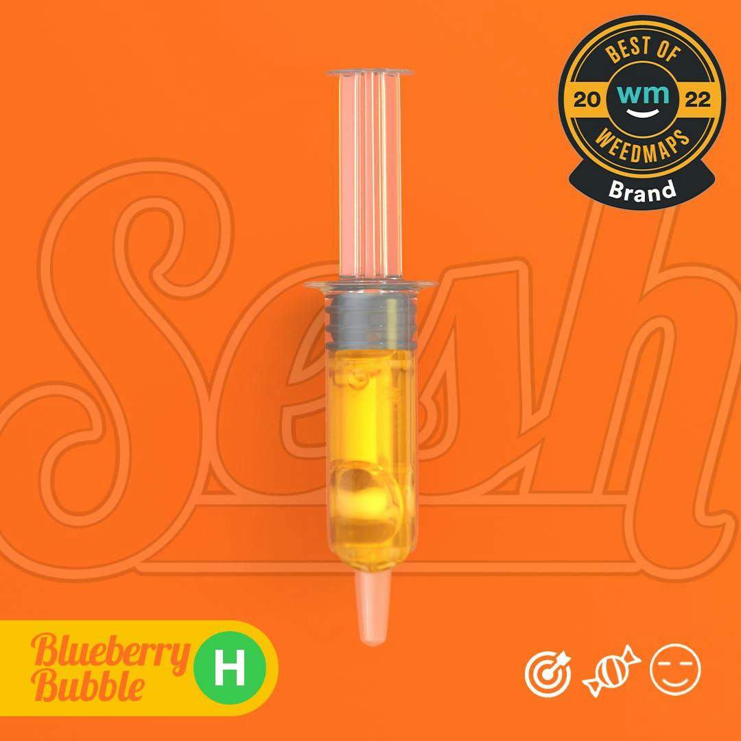 Sesh Distillate Syringe (1g) - Blueberry Bubble