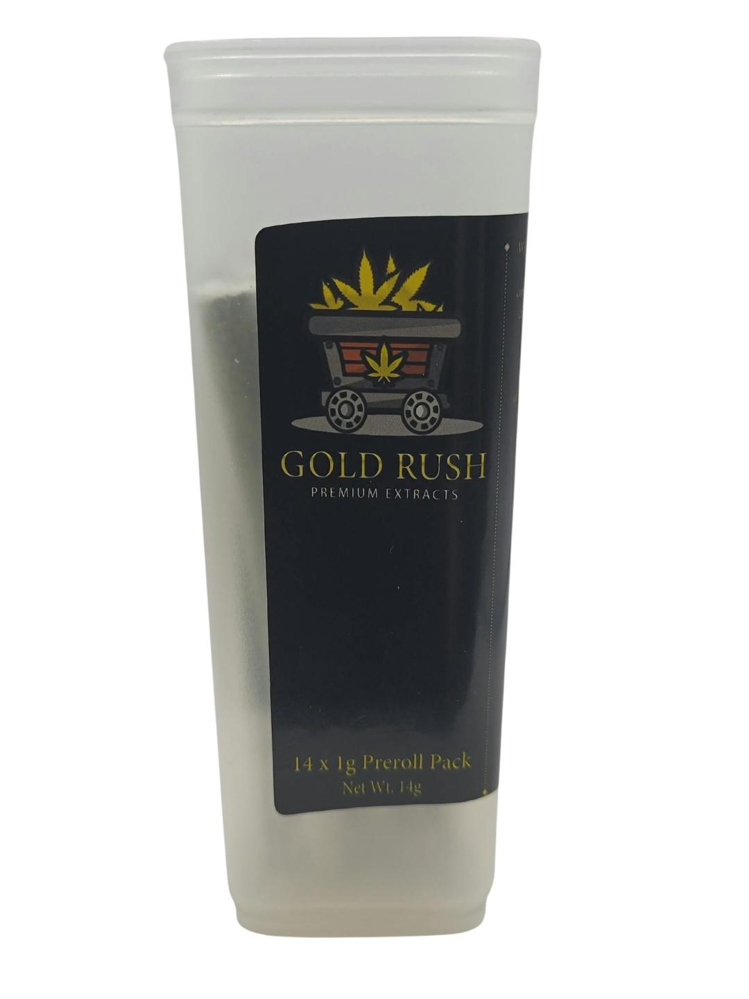 Gold Rush - 14G Pre-Roll Pack- Gluelato
