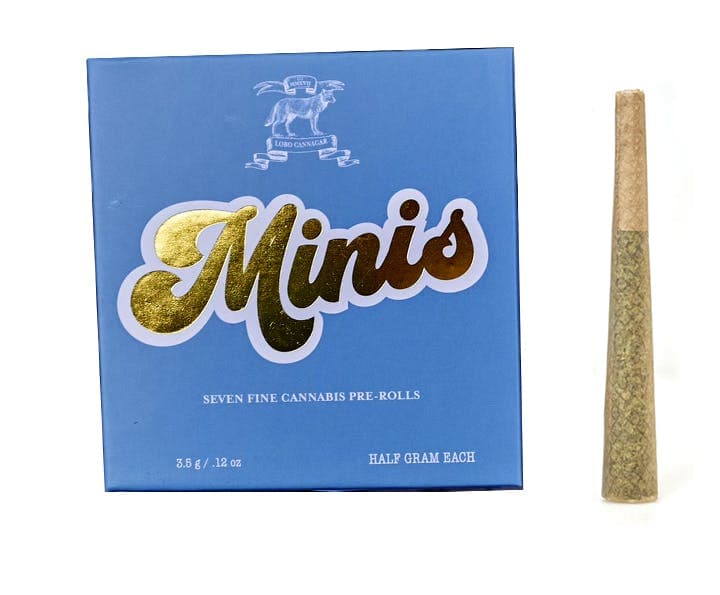 Minis 7-pack Half Gram Infused Joints - Sour Stomper - 3.5g