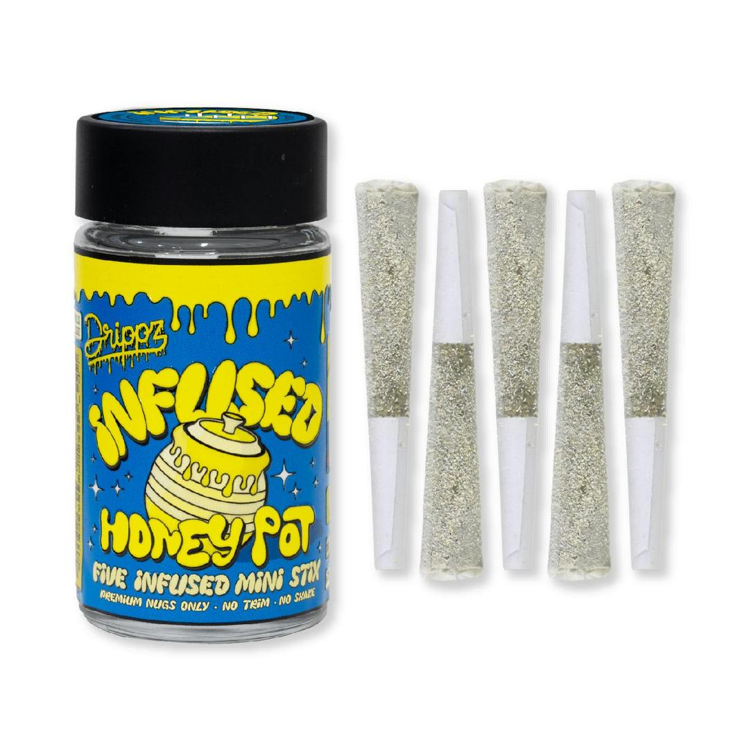 Drippz Honey Pot - Birthday Cake - 3.25g Infused 5pk Pre-Rolls